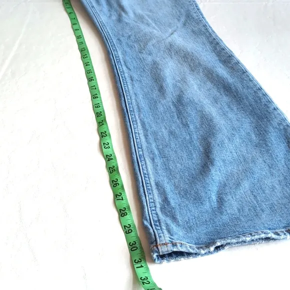 Denim Forum Aritzia The Twiggy High Rise Flare Jeans Women's Size 29