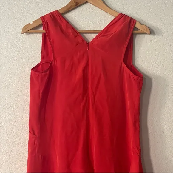 Derek Lam 10 Crosby Flamenco Asymmetrical Tank Dress Silk Quiet Luxury Cocktails