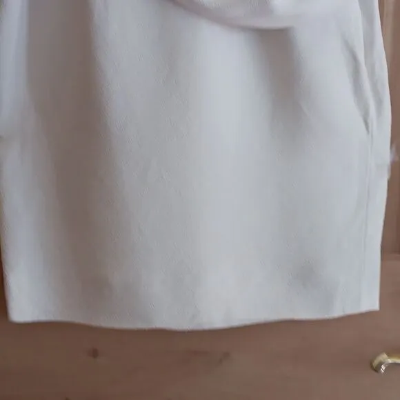 Derek Lam New York  White Draped Dress. Quiet Luxury,  Old Money, Elegance