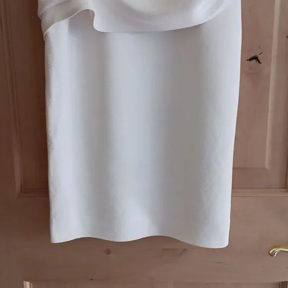 Derek Lam New York  White Draped Dress. Quiet Luxury,  Old Money, Elegance