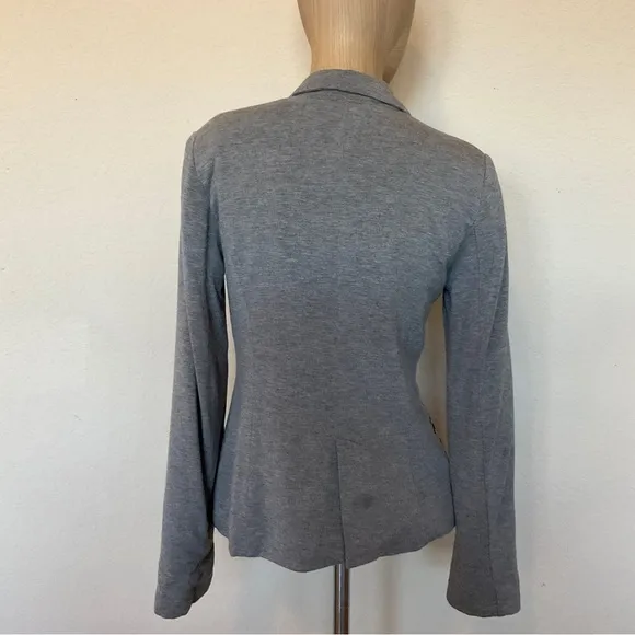 Desigual VERY RARE Embellished Pop Art Knit and Velvet Blazer Grey EU 36 / US 2