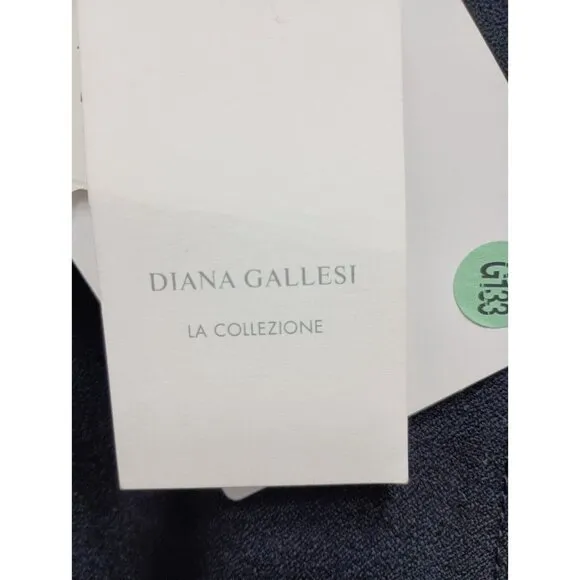 Diana Gallesi Womens Shift Dress Size 12 Black Keyhole Capsule Timeless Luxury