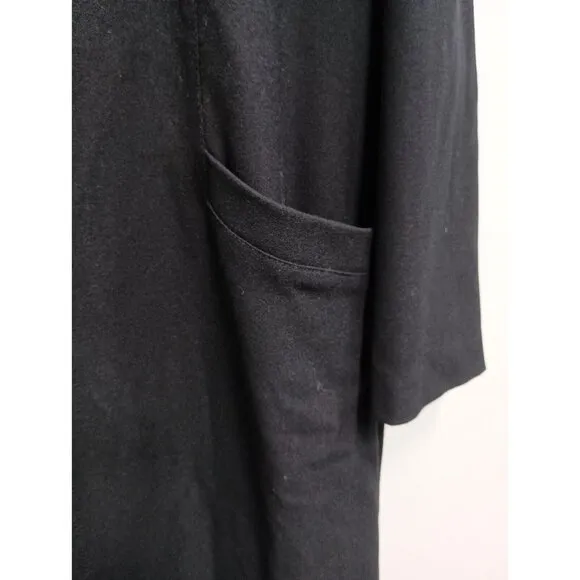 Diana Gallesi Womens Shift Dress Size 12 Black Keyhole Capsule Timeless Luxury
