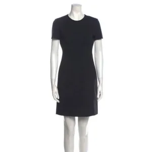 Diane von Furstenberg Minimalist Little Black Dress size 4