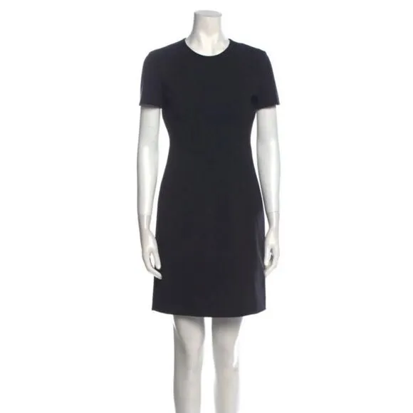 Diane von Furstenberg Minimalist Little Black Dress size 4