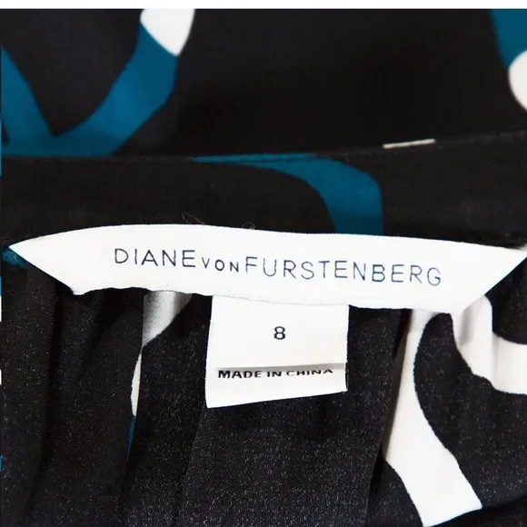 Diane Von Furstenberg Silk Printed Lindi Dress
