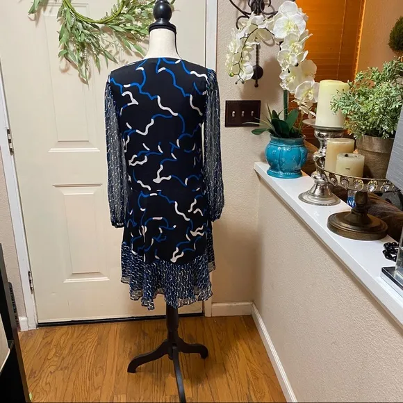 Diane Von Furstenberg Silk Printed Lindi Dress