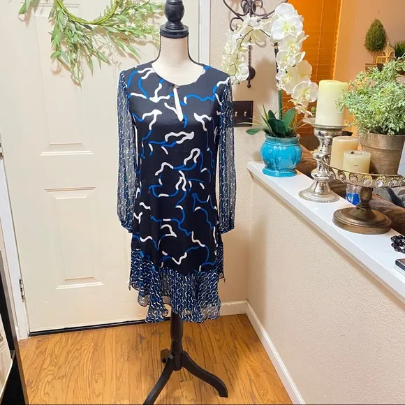 Diane Von Furstenberg Silk Printed Lindi Dress