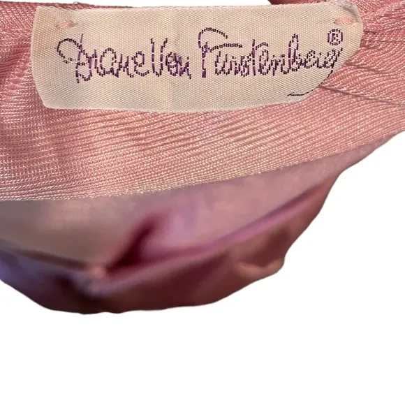 Diane Von Furstenberg Vintage 60s Pink Luxury Lingerie Intimates Sleepwear Dress