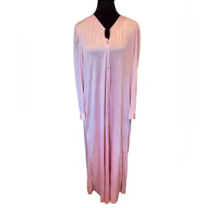 Diane Von Furstenberg Vintage 60s Pink Luxury Lingerie Intimates Sleepwear Dress