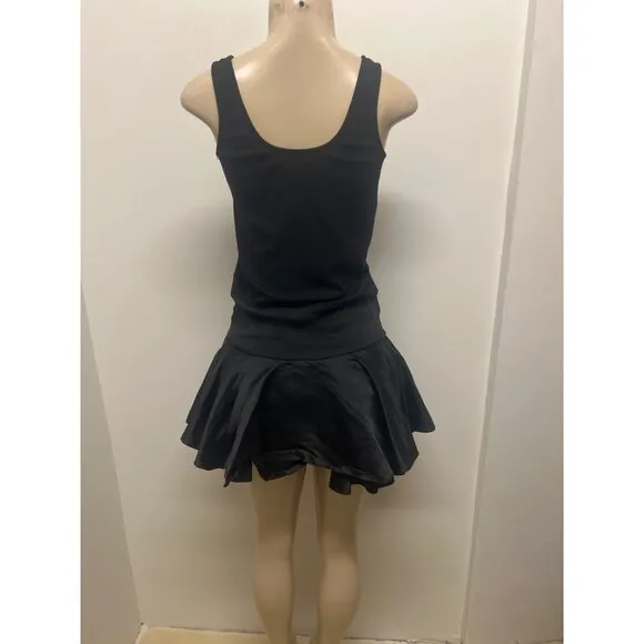 Diane Von Wool/ Silk Mini Ruffle Flare Quiet Luxury Dress Sz 0