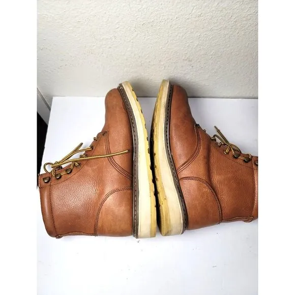 Die-hard Men's Brown Leather oil resistant Work Boots Size 11D