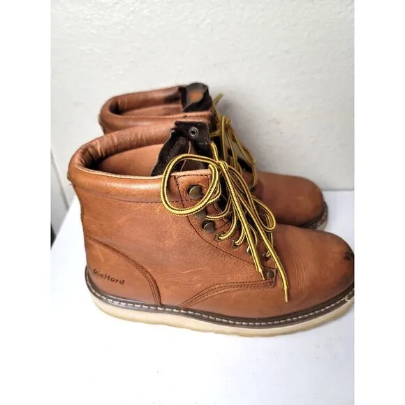 Die-hard Men's Brown Leather oil resistant Work Boots Size 11D