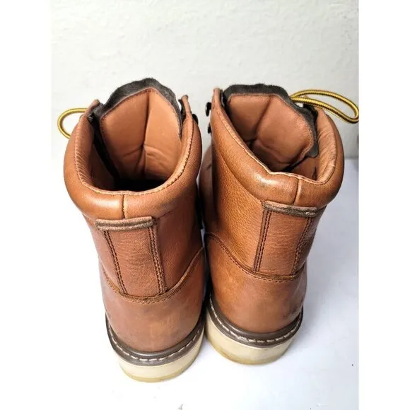 Die-hard Men's Brown Leather oil resistant Work Boots Size 11D
