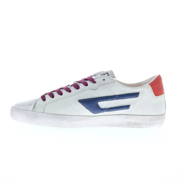 Diesel Mens S-Leroji Low X White Shoes (NWT)