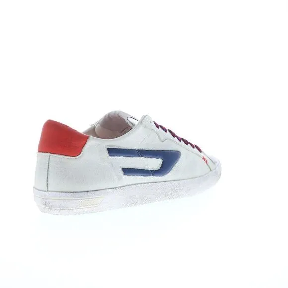 Diesel Mens S-Leroji Low X White Shoes (NWT)