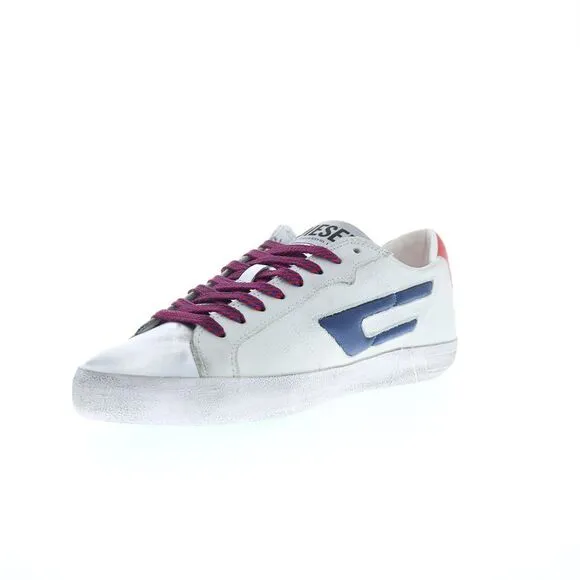 Diesel Mens S-Leroji Low X White Shoes (NWT)