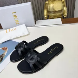 Dior Black Women's Slide Slippers