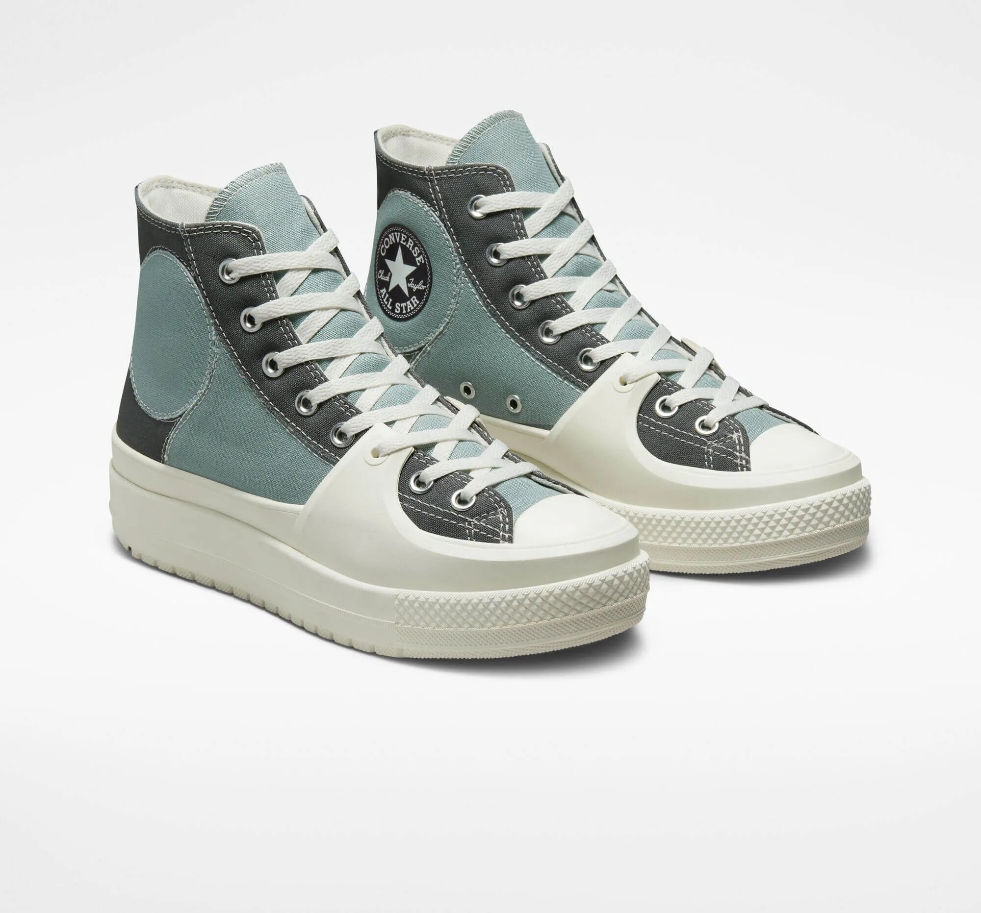 Dámske tenisky Convserse Chuck Taylor All Star Construct Colorblock Tidepool Grey/Cyber Grey