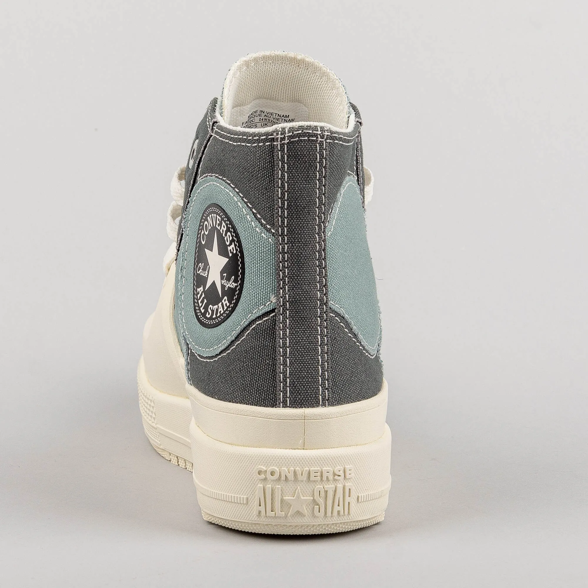 Dámske tenisky Convserse Chuck Taylor All Star Construct Colorblock Tidepool Grey/Cyber Grey