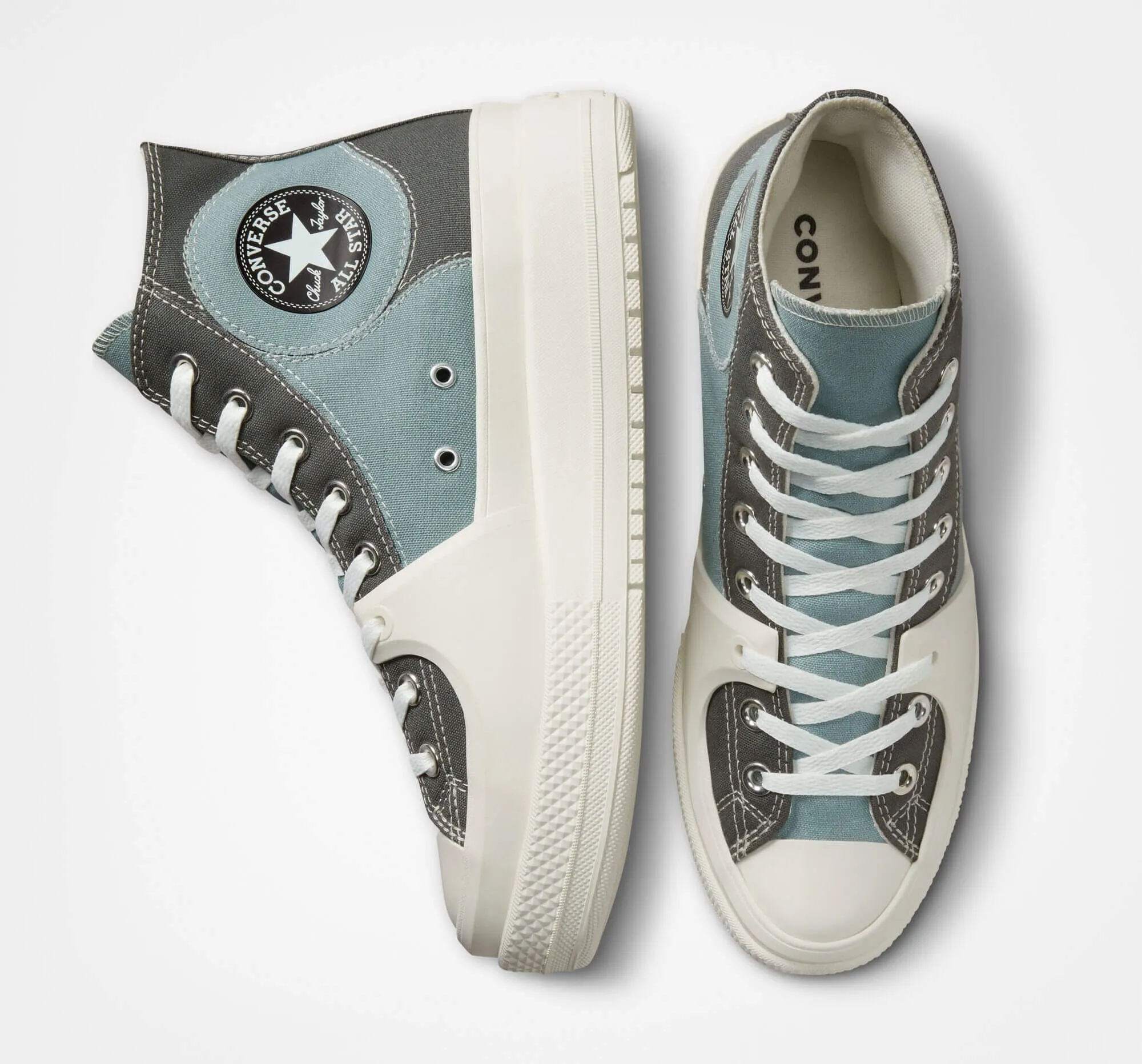 Dámske tenisky Convserse Chuck Taylor All Star Construct Colorblock Tidepool Grey/Cyber Grey