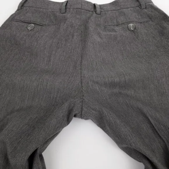 DOLCE &amp; GABANA VTG Luxury Gray Wool Dress Pants 46