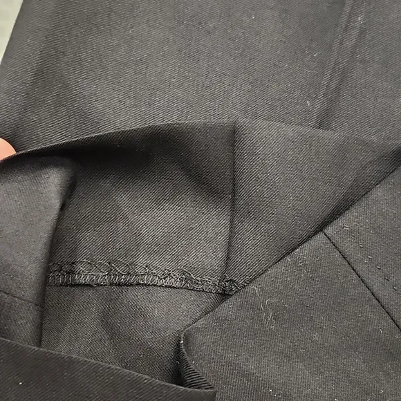 Dolce &amp; GABANNA Men's Luxury Black Wool Dress Formal Pants 32x29