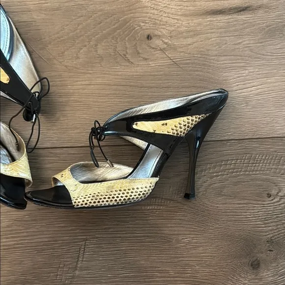 Dolce &amp; Gabbana Black and Yellow Women's Shoes