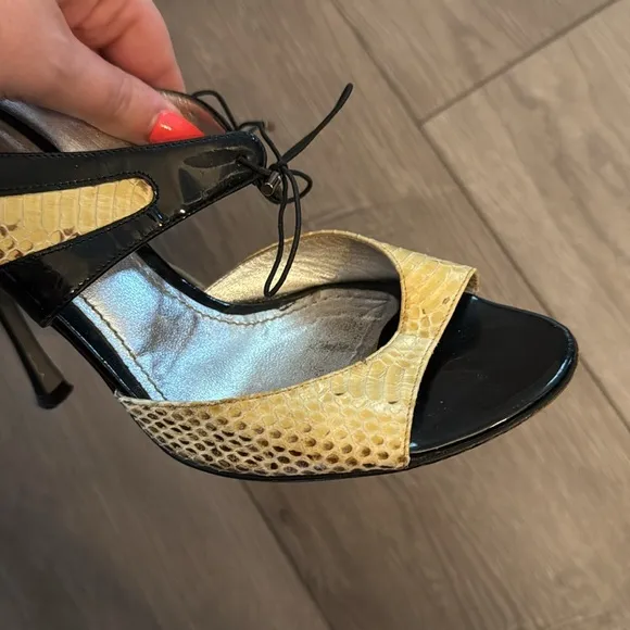 Dolce &amp; Gabbana Black and Yellow Women's Shoes