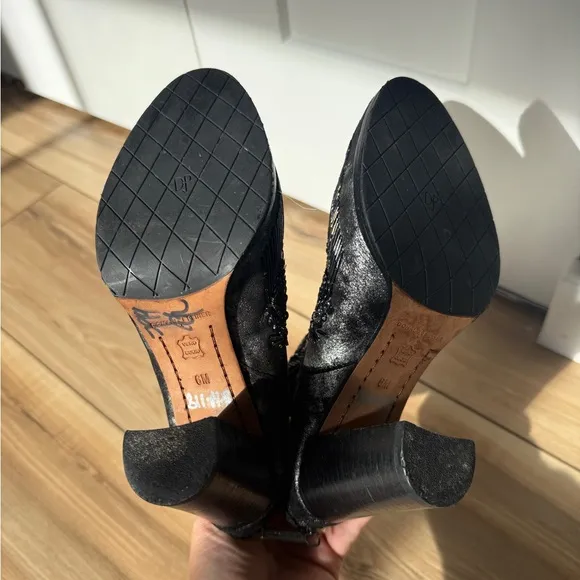 Donald J. Pliner Beaded Ankle Boots