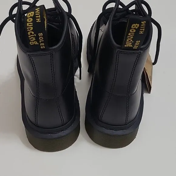 Dr. Martens 191 Black Stitch Smooth Leather Boots