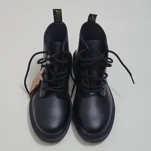 Dr. Martens 191 Black Stitch Smooth Leather Boots
