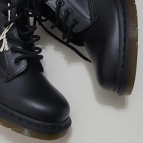 Dr. Martens 191 Black Stitch Smooth Leather Boots