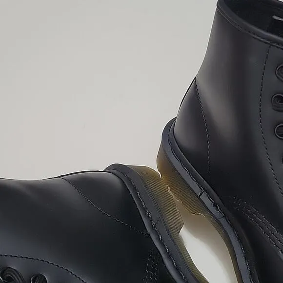 Dr. Martens 191 Black Stitch Smooth Leather Boots