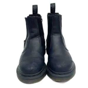 Dr. Martens Alyson Black Waterproof Leather Boots