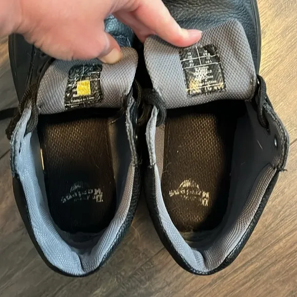 Dr Martens Black Low Lace Up Boots Size 11