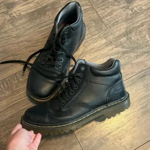 Dr Martens Black Low Lace Up Boots Size 11