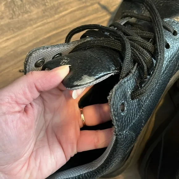 Dr Martens Black Low Lace Up Boots Size 11