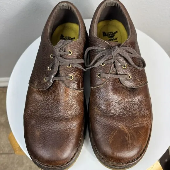 Dr Martens Hazeldon Leather Oxford Men US size 12 Brown
