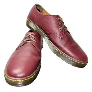 Dr. Martens Men Cruise Coronado Virginia Leather 3 Eye Derby Shoes Cherry Red 11