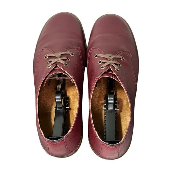 Dr. Martens Men Cruise Coronado Virginia Leather 3 Eye Derby Shoes Cherry Red 11