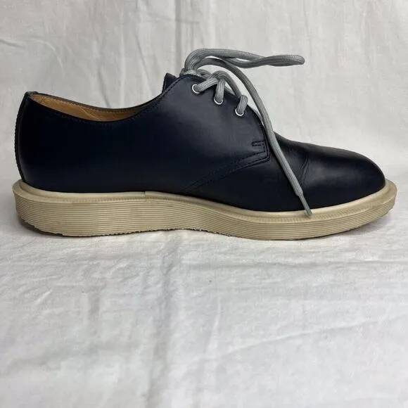 Dr. Martens Torriano Oxford Loafers Navy Made in England Leather Men's UK 7