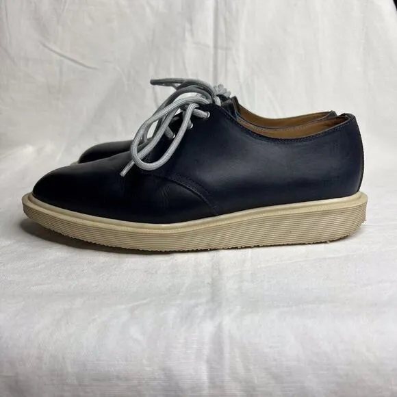 Dr. Martens Torriano Oxford Loafers Navy Made in England Leather Men's UK 7