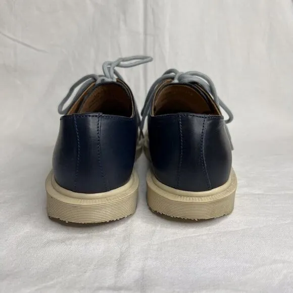Dr. Martens Torriano Oxford Loafers Navy Made in England Leather Men's UK 7