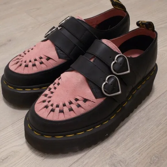 Dr. Martens x Lazy Oaf Rose Buckle Creeper - UK 4 / US 6 - Discontinued