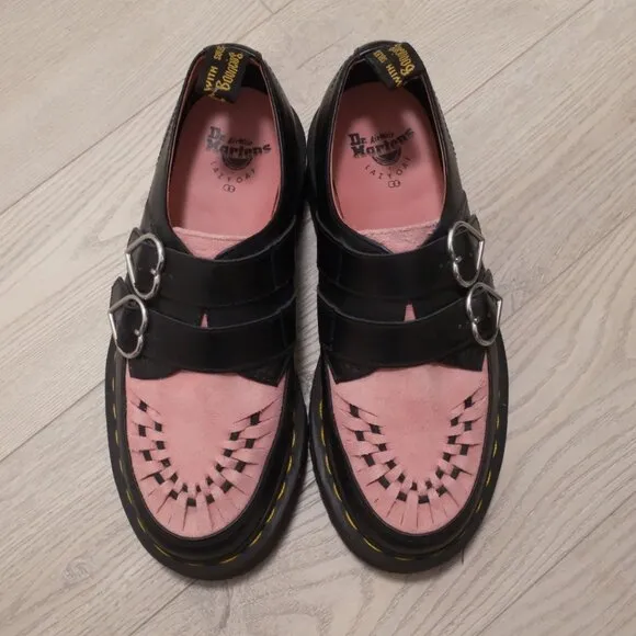 Dr. Martens x Lazy Oaf Rose Buckle Creeper - UK 4 / US 6 - Discontinued