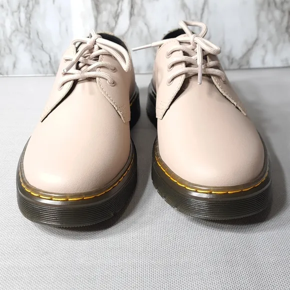 Dr Martens Zavala Lo Taupe Leather Oxford Shoes US M 7 US L 8‎