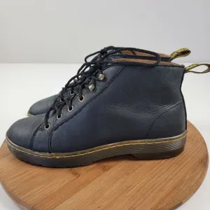 Dr Martens Coburg Chukka Black Leather Lace Up Ankle Boots Men's Size 8 (L9)