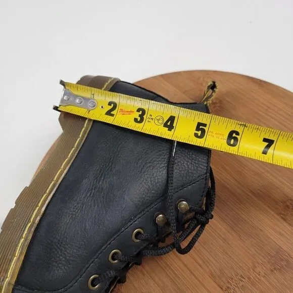 Dr Martens Coburg Chukka Black Leather Lace Up Ankle Boots Men's Size 8 (L9)