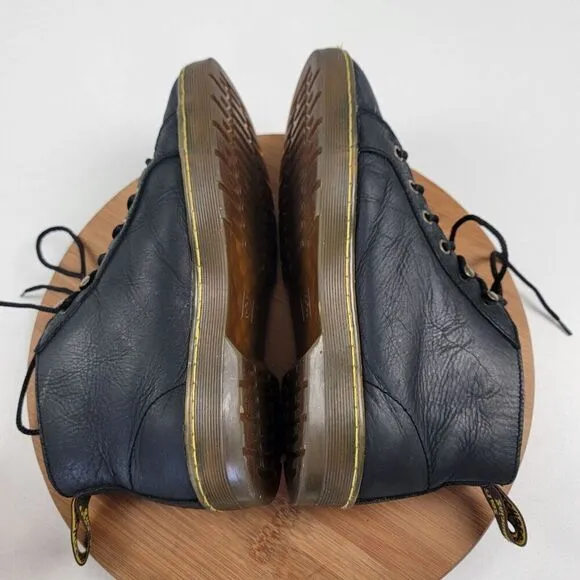 Dr Martens Coburg Chukka Black Leather Lace Up Ankle Boots Men's Size 8 (L9)